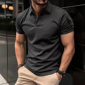 2024 été nouveau hommes décontracté à manches courtes Polo bureau mode T-Shirt hommes respirant chemise vêtements pour hommes - Product Image 4