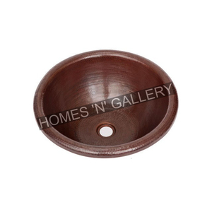 Lavabos de salle de bains design en cuivre de qualité supérieure faits à la main, vente en gros, lavabo design classique et élégant en cuivre - Product Image 3