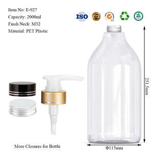 Bouteilles pulvérisateur de lessive en plastique PET rondes de 2 L, impression sérigraphique, étiquette personnalisée, haute qualité, couleur personnalisée, vente chaude - Product Image 4