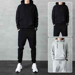 Survêtement de sport personnalisé en coton de haute qualité pour hommes - Product Image 5