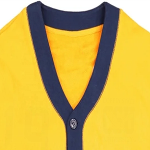 Suéteres cárdigan informales amarillos personalizados - Product Image 5