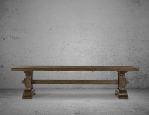 Ensemble de table à manger vietnamienne de luxe et design moderne en bois rustique et en marbre pour meubles de maison et de cuisine - Product Image 4