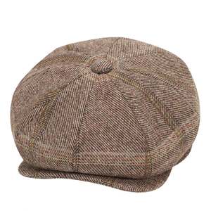 Gorra Gatsby Personalizada para Hombre, Gorras de Lana Estilo Ivy, Gorras Baker Boy de 8 Paneles, Gorra Newsboy, Gorras Planas - Product Image 1