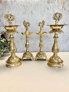 Diya Redonda de Latón de Alta Calidad Más Vendida para Bodas, Diseño Industrial Art Deco, HF Industries - Product Image 3