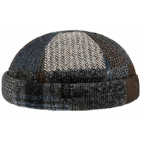 Bonnet de pêcheur tricoté à revers court en acrylique, personnalisable avec logo, unisexe adulte, à pois et nœuds, pour la plage, vente en gros