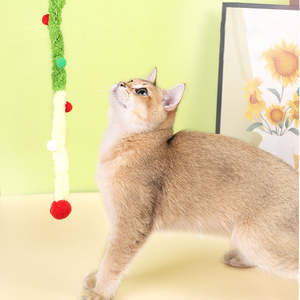 Bâtonnet interactif pour chat en peluche écologique avec clochettes sonores – Jouet pour animaux de compagnie - Product Image 4