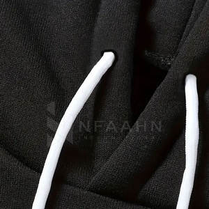 Sudaderas con capucha ligeras de mezcla de algodón de color sólido Nueva llegada Sudaderas con capucha de invierno de calidad premium para hombres - Product Image 3