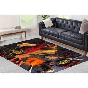 Tapis imprimé - Design aux couleurs vives, tapis moderne imprimé en 3D, tapis doux pour cuisine, salle à manger, chambre à coucher, tapis doux non tissé - Product Image 2