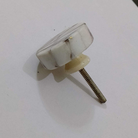 Vendita all'ingrosso in marmo massiccio in ottone tradizionale manopola per armadi da cucina cassetti camere da letto-ferramenta mobili fatti a mano