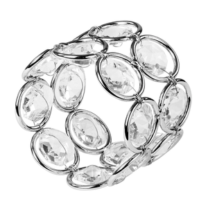 Wholesale Decorative Metal Crystal Design Napkin Ring Diamond & Metal Napkin Ring Classic Stylish Napkin in Customized Color - Product Image 3