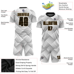 Ropa deportiva de fútbol para hombre personalizada sublimada, camiseta de entrenamiento transpirable de alta calidad, trajes de fútbol - Product Image 3