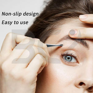 Pinzas de Acero Inoxidable con Punta Inclinada para Cejas de Mujer, Duraderas, Antideslizantes, Fáciles de Usar, Precio al por Mayor - Product Image 6