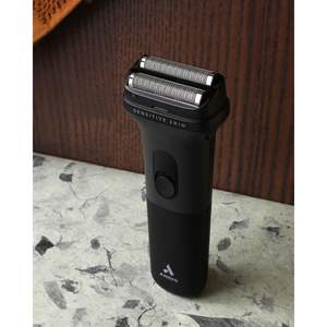 Kit de Afeitadora Negra de Larga Duración con Doble Cuchilla, con Cable/Sin Cable, para Cara y Cuerpo, Repuesto para Afeitadora, Afeitado Suave - Product Image 3