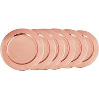 Ensemble de sous-verres martelés en métal de décor de bar à la maison de haute qualité finition cuivre pour tapis et tampons