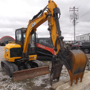 Mini-excavatrice JCB 48Z 2021, type chenille, moteur Isuzu, vérin hydraulique KYB, moteur à engrenages PLC, puissance de creusement élevée, garantie de 3 ans - Product Image 1
