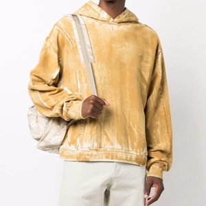 แฟชั่นใหม่ 2026 เสื้อฮู้ดดี้ผู้ชาย คอโอ ทรงโอเวอร์ไซส์ ซิปหน้า ผ้าฝ้าย 100% ปักลายพิมพ์ 3 มิติ แบบสั่งทำพิเศษ สำหรับฤดูใบไม้ร่วง - Product Image 6