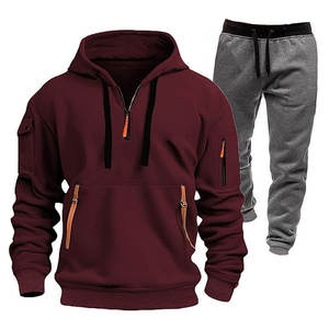 Wholesale High Quality Casual <b>Men</b> Tracksuits Sportswear Solid Custom Design Winter Hoodie <b>Clothing</b> Hot Selling - Product Image 1