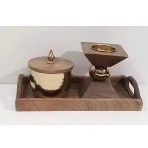 Ramadan Eid <b>Gift</b> Bakhoor Incense Burner Set Material Arabic Tray - Product Image 3