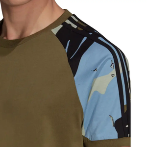 Personalizado bordado 100% algodón Ringer camiseta de gran tamaño Fit tejido de punto con el logotipo de la empresa comercial - Product Image 3