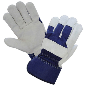 Vente en gros de gréeur de protection dans l'industrie de la construction gréeur de sécurité au travail en cuir classique chromé gant de gréement en cuir de vachette de qualité supérieure - Product Image 3