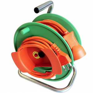 Carrete de Cable Eléctrico de 1P (15m) Naranja y Verde H05VV-F 3x1.5 mm² PP0705 para Carga y Estación de Energía - Product Image 2