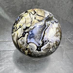 Venta al por mayor de cristal de cuarzo curativo natural, colección de artesanías, <span class=keywords><strong>propiedades</strong></span> fluorescentes UV reactivas, esfera de ágata volcánica para regalos - Product Image 3