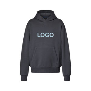 Sweat à capuche de luxe pour homme, marque privée, orné, mélange de coton et de polyester, 320-420 GSM, tailles XXS-6XL, streetwear, printemps - Product Image 4