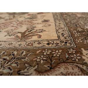 Tapis en soie noués à la main Gulmarg, grand tapis rectangulaire bohème vert avec imprimé abstrait animalier pour l'entrée de la maison, le couloir - Pae-5771 - Product Image 3