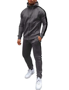 Survêtement de sport à capuche respirant pour hommes Survêtement de jogging athlétique de grande taille pour les ensembles de tenues d'hiver Survêtement pour hommes - Product Image 6