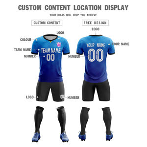 Conjunto de Uniforme de Fútbol Unisex Estilo 2026, Corte Ajustado, Entrenamiento, Logotipo Personalizado, 100% Poliéster Transpirable, Venta al Por Mayor - Product Image 5