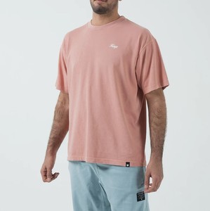 เสื้อยืดคอกลมผ้าฝ้ายถักแบบกำหนดเองความยาวสั้น100% ชั้นหนึ่ง - Product Image 2