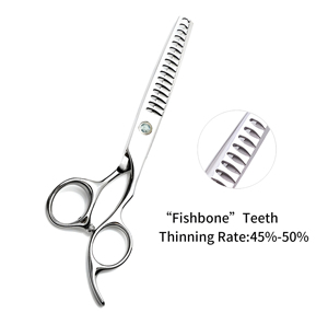 Hot Sale Silver Barber Thinning Scissors Adjustable Hair <b>Shears</b> for Hair Removal Hair Salon Use Thinning Scissors - Product Image 3