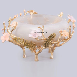 Premium Quality Round Shape Horn Fruit <b>Bowl</b> in Hot Selling Design Perfect for Large Dessert and Wedding Food <b>Serving</b> - Product Image 4