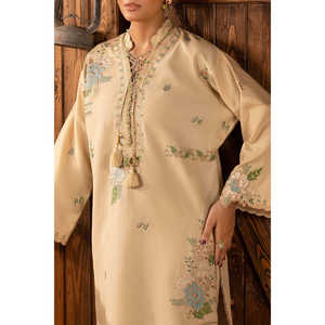 Traje Karandi Bordado de 2 Piezas para Mujer con Borde de Organza AT-52001 - Product Image 4