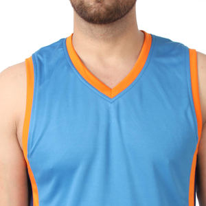 Uniformes deportivos para hombre, ropa de baloncesto sin mangas de poliéster, cómodos, elásticos, novedad - Product Image 6