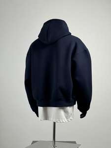 Personnalisé 100% Coton Automne Tricoté Boxy Pull à Capuche Haute Qualité Vierge Oversize Poids Lourd French Terry pour Hommes - Product Image 6