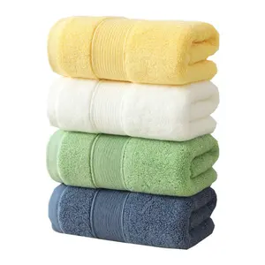 Niedriges MOQ neueste Designs 100 % Baumwolle hochwertiges Badetuch anpassbare Farbe schnell trocknendes Badetuch im Werkspreis Bestseller