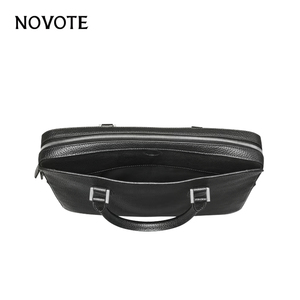 Bolso de Piel para Portátil 2026, Diseño Moderno con Patrón de Lichee, Gran Capacidad, para MacBook Pro 15.5, Delgado, Tipo <span class=keywords><strong>Mensajero</strong></span>, Rígido e Impermeable - Product Image 3