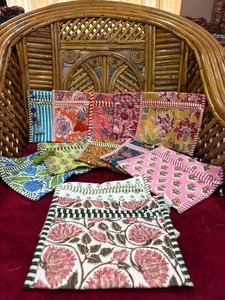 Floral Print Coin Bag Pouch Bohemian <b>Summer</b> <b>Quilted</b> Cotton Bag Bulk Festival Gift Guest Small Travel Shopping Sports Picnic - Product Image 5