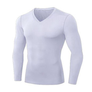Dernier design de rashguard pour homme, vêtements de sport, couleur unie, manches longues, rashguard avec logo personnalisé, vente en gros, vêtements de sport pour la salle de sport - Product Image 5