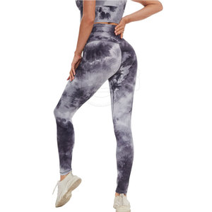 Le Pakistan a fabriqué un ensemble de yoga confortable pour femmes motif solide fermeture de taille élastique respirante de grande taille vente en ligne à bas prix - Product Image 2