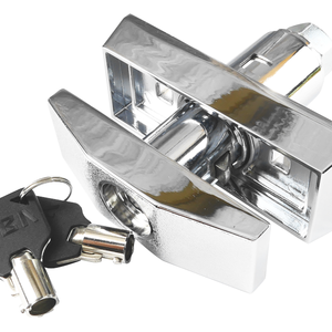 Cilindro de bloqueo con mango en T cromado de aleación de Zinc de alta seguridad 1000 Uds 26*14*35cm 60mm Backset para máquina expendedora de cartón 102585 TW ABA - Product Image 6