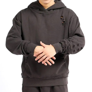 เสื้อฮู้ดดี้สไตล์วินเทจแบบขายส่ง แฟชั่นใหม่ แขนยาว สตรีทแวร์ - Product Image 4