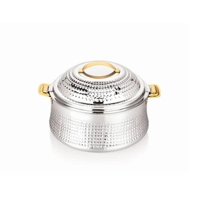Unique Metal Food Warmer for Serving Attractive Design Casserole <b>Dish</b> Highest Quality for Food Round Casserole. - Product Image 3