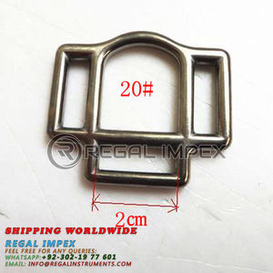 Boucle de réglage pour bride, harnais et sangle de cheval, en acier inoxydable, option de personnalisation disponible - Product Image 5