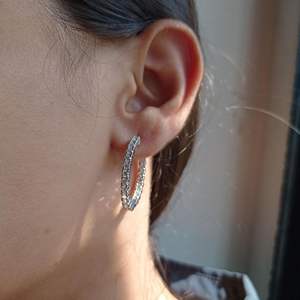 Pendientes de Aro con Moissanita, Plata de Ley, Opciones en Oro, Regalo de Aniversario de Bodas, Pendientes Personalizados, Joyería Fina - Product Image 5