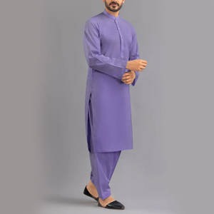 2023 Nouveautés Hommes Casual Eid Mehndi Kurta Designs Afghani Style Salwar Kameez Ensembles - Product Image 3