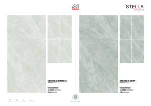 กระเบื้องพอร์ซเลนพรีเมียมขนาด 600x1200 มม. ผิวสัมผัสเหมือนแร่ธรรมชาติ ทนทาน เหมาะสำหรับงานปูพื้นในโครงการที่อยู่อาศัย - Product Image 2