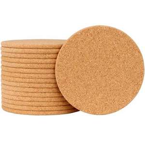 Posavasos modernos de corcho plano de 8mm, diseño ecológico para hostelería, Horeca, restaurantes, bares, cafeterías, hoteles, alfombrillas personalizables - Product Image 1