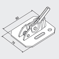 Chứng nhận dễ dàng sửa chữa sắt sơn mùa xuân thả cho thang & giàn giáo xây dựng các bộ phận trên bán - Product Image 2